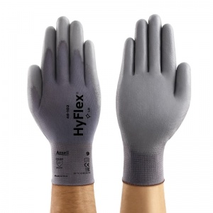 Ansell HyFlex 48-102 Seamless PU Palm-Coated Gloves